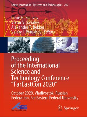 cover image of Proceeding of the International Science and Technology Conference "FarEastСon 2020"